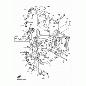 Схема вузла: Рама Yamaha XVS400 Drag Star Classic