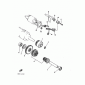 Схема узла: Привод стартера Yamaha XV1100 Virago