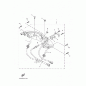 Схема узла: Задний фонарь (Стоп-сигнал) Yamaha YP400