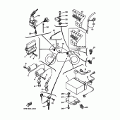 Схема вузла: Електроустаткування 1 Yamaha TDM900