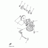 Схема узла: Масляный насос Yamaha VMX12 V-MAX