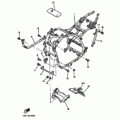 Схема вузла: Рама Yamaha VMX12 V-MAX