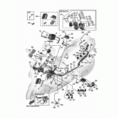 Схема вузла: Електроустаткування 1 Yamaha XP530 T-MAX DX