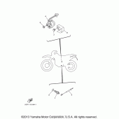 Схема вузла: Електроустаткування (2) Yamaha TT-R250 TT-R250