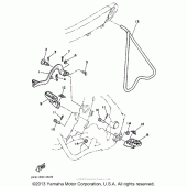 Схема узла: Stand - footrest Yamaha WR250 WR250Z