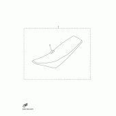 Схема узла: Сиденье Yamaha WR250 WR250F