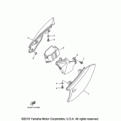 Схема вузла: Бічна кришка Yamaha TTR50 TT-R50