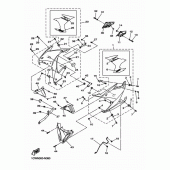 Схема вузла: Облицювальні елементи Yamaha XJ6 Diversion F (ABS)