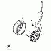 Схема узла: Генератор Yamaha TT600