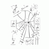 Схема вузла: Електроустаткування 1 Yamaha TTR50 TT-R50