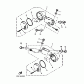 Схема вузла: Поворотники Yamaha XV1700 Road Star Midnight Warrior