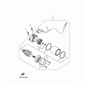 Схема вузла: Електричний стартер Yamaha YZF-R3