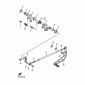 Схема вузла: Вал перемикання Yamaha YZF-R7 R7