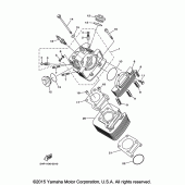 Схема вузла: Циліндр Yamaha TTR125 TT-R125