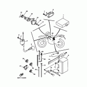 Схема вузла: Електроустаткування 1 Yamaha TT-R250 TT-R250