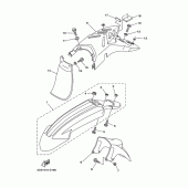Схема узла: Крыло Yamaha XT250 Serow