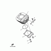 Схема вузла: Циліндр Yamaha TW200