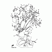 Схема узла: Крыло Yamaha XJ900 Diversion