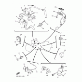 Схема вузла: Електроустаткування 2 Yamaha XVS400 Drag Star