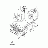 Схема узла: Радиатор и Патрубок системы охлаждения Yamaha YP250 X-MAX