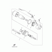 Схема узла: Стартер электрический Yamaha YP250 Grand Majesty
