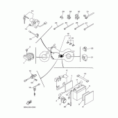 Схема узла: Электрооборудование 1 Yamaha XVS650 Drag Star Classic