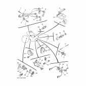 Схема вузла: Електроустаткування 1 Yamaha XV1700 Road Star Warrior