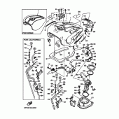 Схема узла: Топливный бак Yamaha XV1700 Road Star Warrior