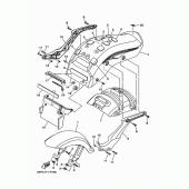 Схема узла: Крыло Yamaha XV1900 Raider S