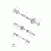 Схема узла: Трансмиссия Yamaha YP400 Majesty