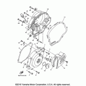 Схема вузла: Кришки картера 1 Yamaha TTR125 TT-R125