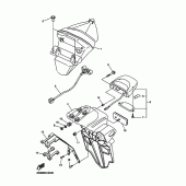 Схема вузла: Задній ліхтар (Стоп сигнал) Yamaha YZF-R1 R1