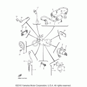 Схема вузла: Електроустаткування 2 Yamaha XV250 V-Star