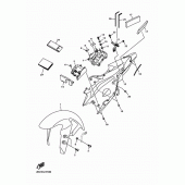 Схема вузла: Крило Yamaha YZF-R1 R1M