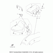 Схема вузла: Сидіння Yamaha XVS650 V-Star Custom
