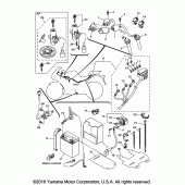 Схема вузла: Електроустаткування 1 Yamaha YZF-R3
