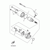 Схема вузла: Електричний стартер Yamaha MT125 MT-125 (ABS)