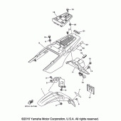 Схема вузла: Крило Yamaha TW200