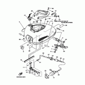 Схема вузла: Паливний бак Yamaha XVS1100 Drag Star Classic