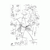 Схема вузла: Електроустаткування 2 Yamaha FZ1 FZ1 FAZER (S-TYPE)