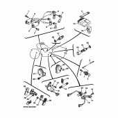 Схема узла: Электрооборудование 1 Yamaha XV1700 Road Star Warrior