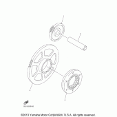 Схема вузла: Привід стартера Yamaha FZ6 FZ6R