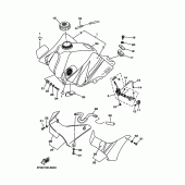 Схема узла: Топливный бак Yamaha TTR225 TT-R225