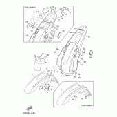 Схема вузла: Крило Yamaha TTR230 TT-R230