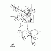 Схема вузла: Передній гальмівний циліндр Yamaha TDM850