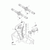 Схема вузла: Arbre a cames та chaine Yamaha XJR1300