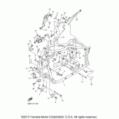 Схема узла: Рама Yamaha XVS650 V-Star Custom