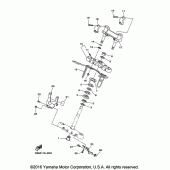 Схема вузла: Рулевий механізм Yamaha XVS1300 V-Star Deluxe