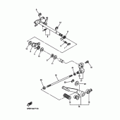 Схема вузла: Вал переключення Yamaha XVS400 Drag Star