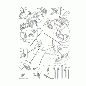 Схема вузла: Електроустаткування 1 Yamaha YP400 Majesty